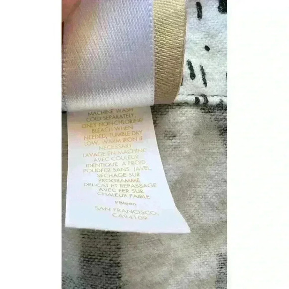 POTTERY BARN TEEN Flannel Pajama Button Shirt Abominably Awesome Yeti Size Large - Picture 8 of 8